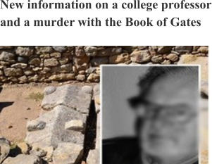 New information on a college professor and a murder with the Book of Gates